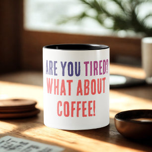 Simple Designed Two-Tone Coffee Mug