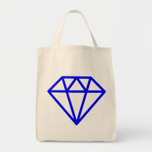 Simple Diamond - Blue Tote Bag