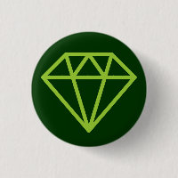 Simple Diamond - Martian Green on Dk Forest Green