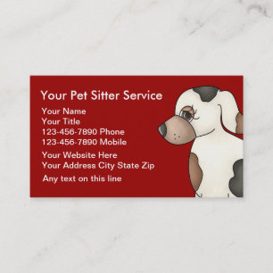 Simple Dog Business Cards