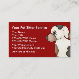 Simple Dog Business Cards