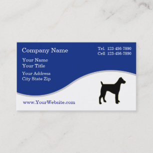 Simple Dog Business Cards