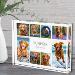 Simple Dog Pet Photo Collage Block<br><div class="desc">Personalised "Best Dog Ever" Acrylic Photo Block. This simple and elegant acrylic photo block is a beautiful way to showcase cherished memories of your beloved dog. The design features space for a photo of your dog, with room for their name on the first line and "Best Dog Ever" on the...</div>