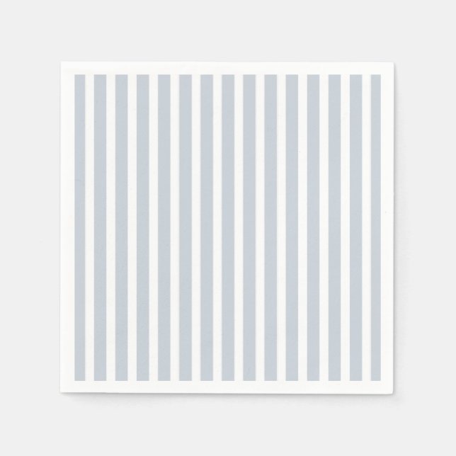 Simple double-sided decor in stripes & cage napkin (Front)