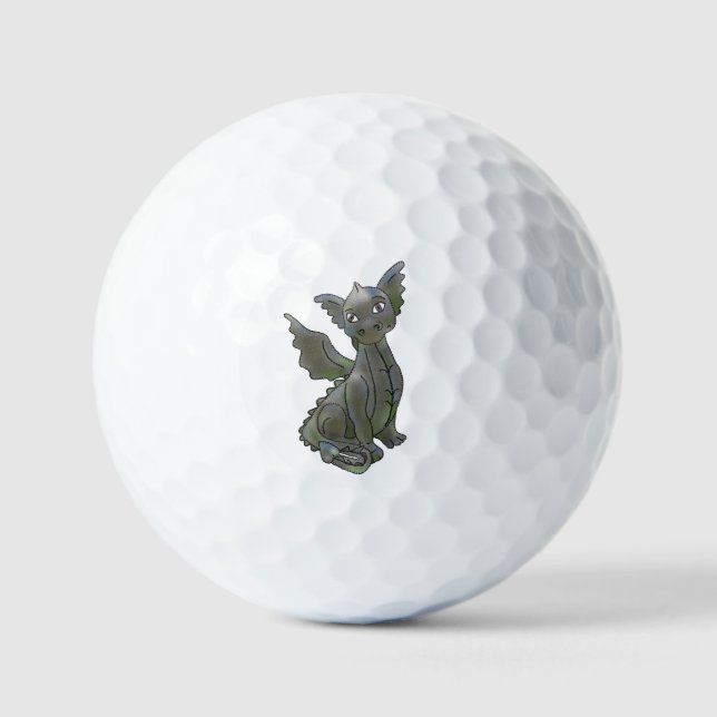 simple dragon golf balls (Front)