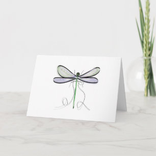 SIMPLE DRAGONFLY BLANK ALL-OCCASION CARD