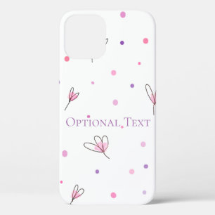 Simple Drawn Floral Pattern iPhone 12 Case