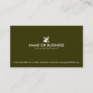 simple drums business card
