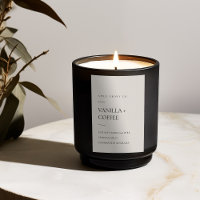 SIMPLE DUSKY EGG IVORY WHITE MINIMAL MODERN CANDLE