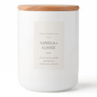 SIMPLE DUSKY EGG IVORY WHITE MINIMAL MODERN CANDLE