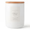 SIMPLE DUSKY EGG IVORY WHITE MINIMAL MODERN CANDLE