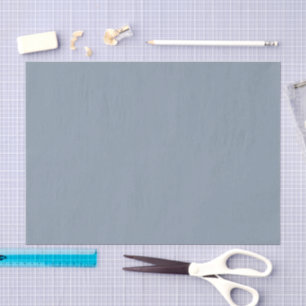 Simple dusty dove blue colour tissue paper