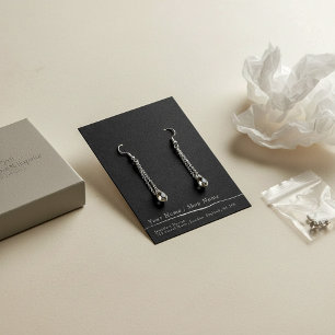Simple earring display card