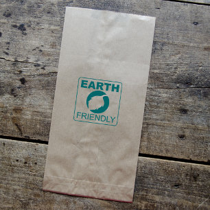 Simple Earth Friendly, Eco  Rubber Stamp