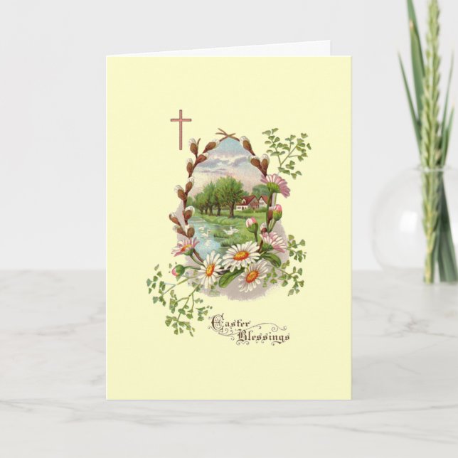 Simple Easter Blessings Card (Front)
