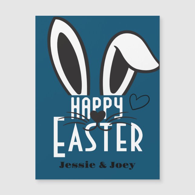 simple easter bunny simple cute family custom (Front)