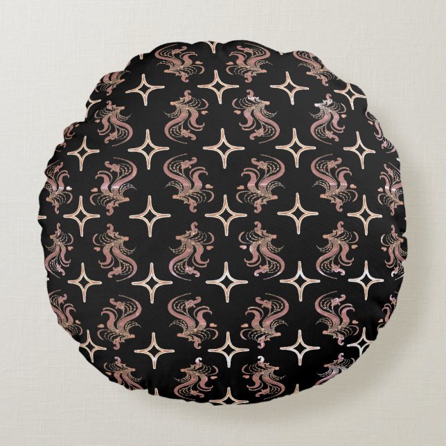 Simple Elegance home Coordinates Round Cushion (Front)