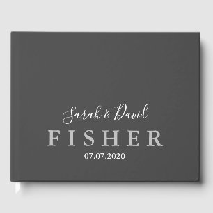 Simple Elegance Wedding Guest Book