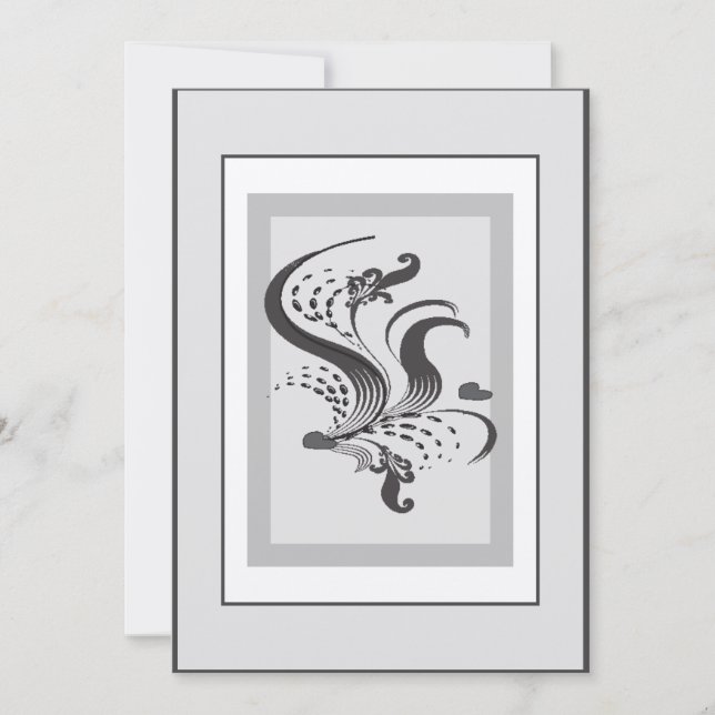 Simple Elegance Wedding Invitation (Front)