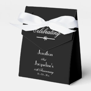 Simple Elegant Any Wedding Anniversary Customised Favour Box