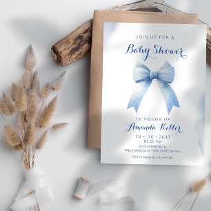 Simple Elegant Baby Shower Invitation