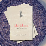 Simple Elegant Beige Scratches Icon YogaInstructor Flyer<br><div class="desc">Elegant customisable flyer template with cool beige scratches background. You can customiza with your text.</div>
