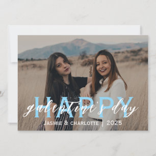 Simple Elegant Bestfriend galentine's day Holiday Card