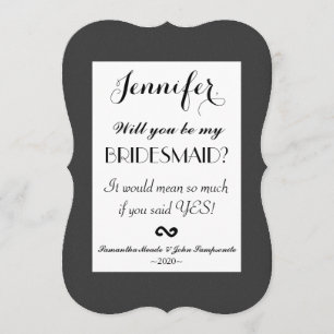 Simple Elegant Black and White Design Invitation