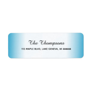 Simple Elegant Blue Gradient