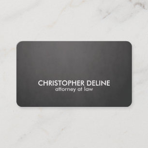 Simple Elegant Bold Texture Grey White Consultant Business Card
