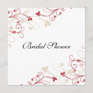 Simple Elegant Bridal Shower Invitation