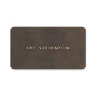 Simple Elegant Brown Suede Look Gentleman's