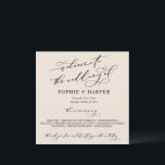 Simple Elegant Calligraphy Typography Cream Programme<br><div class="desc">This suite's distinction is due to the modern, luxury script font used for accent phrases. In this piece, this elegant typeface was used to create graphics for a number of phrases: "welcome to the wedding of", "the ceremony", "thank you for celebrating with us today", and "the wedding party". Use the...</div>