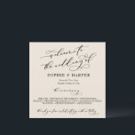 Simple Elegant Calligraphy Typography Cream Programme<br><div class="desc">This suite's distinction is due to the modern, luxury script font used for accent phrases. In this piece, this elegant typeface was used to create graphics for a number of phrases: "welcome to the wedding of", "the ceremony", "thank you for celebrating with us today", and "the wedding party". Use the...</div>