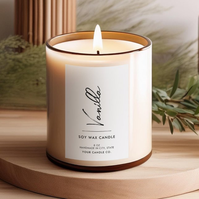 Simple Elegant Candle Label (Creator Uploaded)