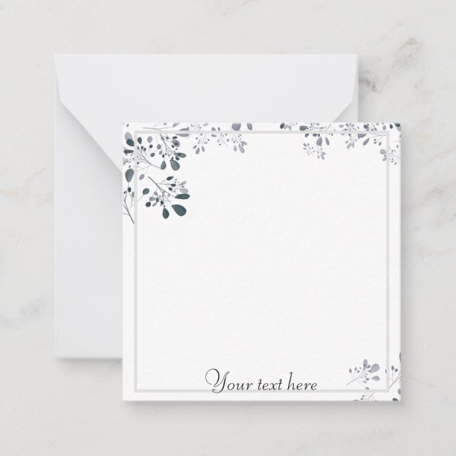 Simple elegant card (Front)