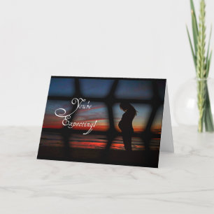 Simple elegant card for expectant mothers
