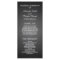 Simple Elegant Chalkboard Wedding Programs