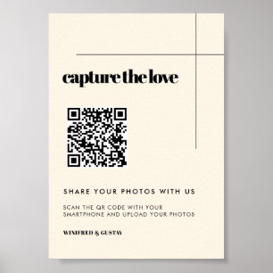 Simple elegant & chic Capture the love sign