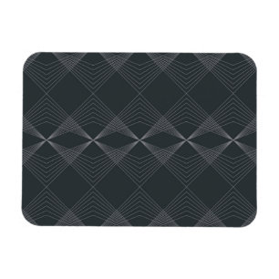 Simple, elegant, chic, luxurious line graphic art magnet