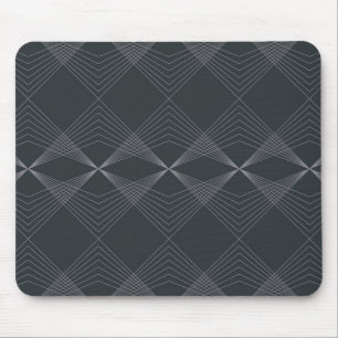 Simple, elegant, chic, luxurious line graphic art mouse mat