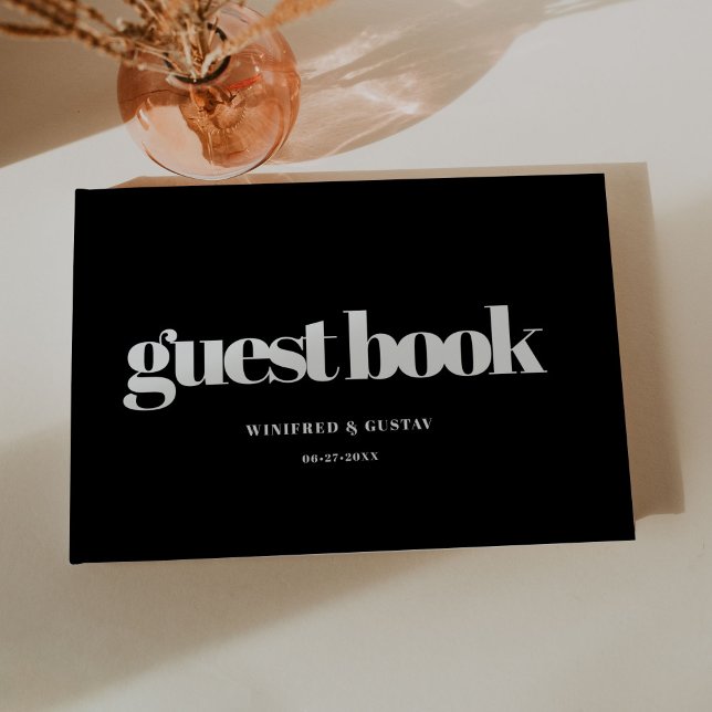 Simple elegant & chic wedding guest book (Creator Uploaded)