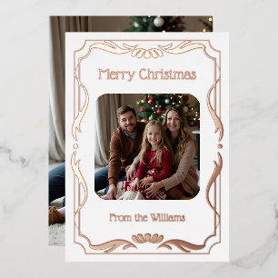 Simple Elegant Christmas Cards Template Holiday 