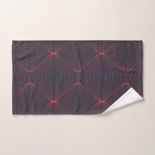 Simple, elegant Christmas inspired graphic pattern Hand Towel