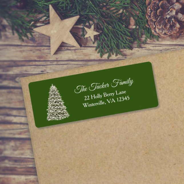 Simple Elegant Christmas Tree Party Invitation Lab (Creator Uploaded)