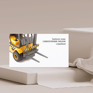 Simple Elegant Clean Logistics Company Business Card