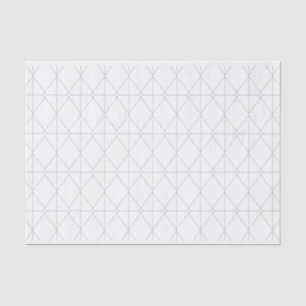 Simple, elegant, cool, trendy line graphic pattern tissue paper