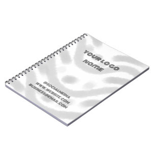 Simple elegant custom add your name glitter notebo notebook