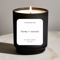  Simple & Elegant Custom Candle Label