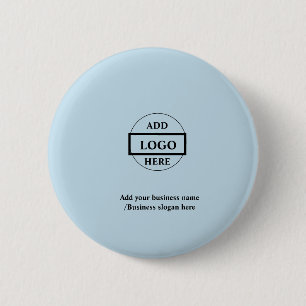 Simple elegant custom logo here company    6 cm round badge